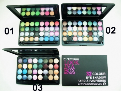 Cheap New MAC Makeup 32 Color Eyeshadow Look In A Box Miss Violet 64G 2.24Oz Online
